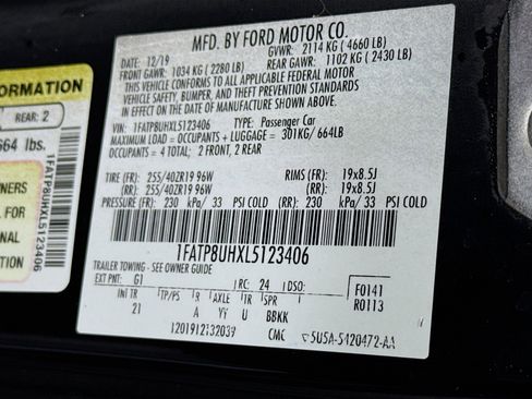Used 2020 Ford Mustang Convertible w/ Wheel & Stripe Package RWD image 38