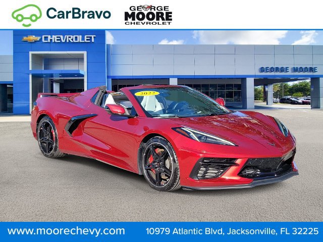 Certified 2022 Chevrolet Corvette Stingray Preferred Conv w/ Z51 Performance Package RWD 360° Tour