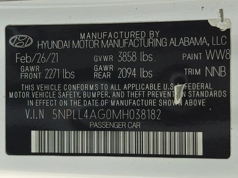 Used 2021 Hyundai Elantra SE FWD image 42