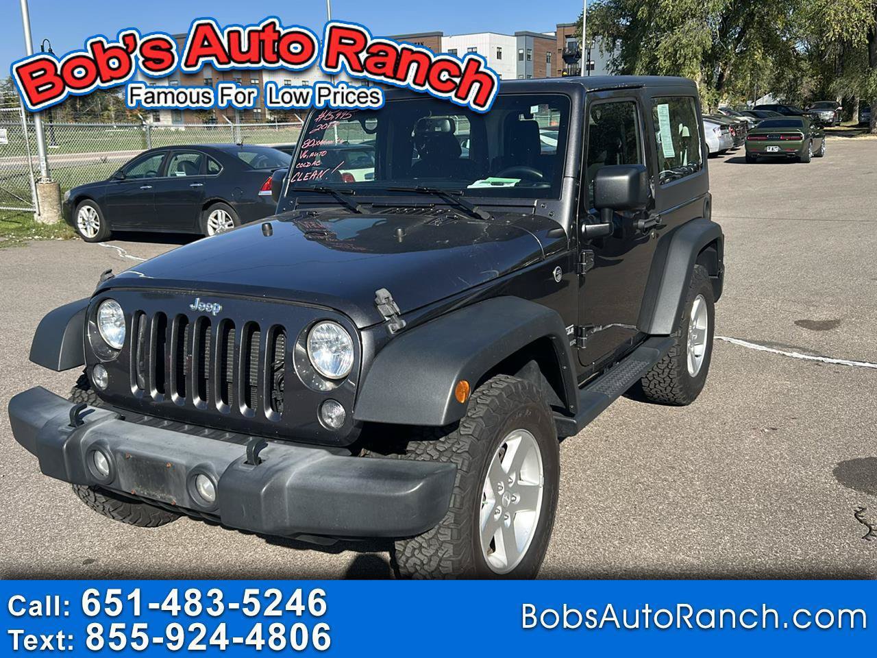 Used 2017 Jeep Wrangler Sport w/ Quick Order Package 24S AWD/4WD image 1