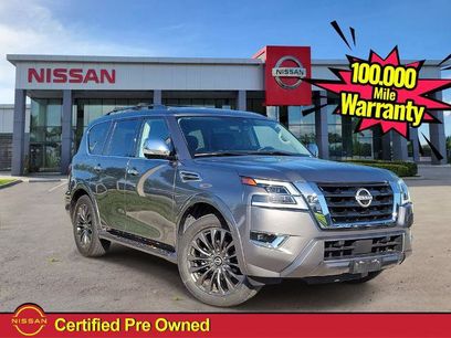 Certified 2023 Nissan Armada Platinum w/ Captain's Chairs Package
