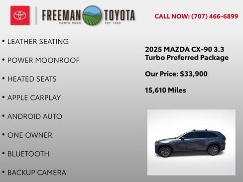 Used 2025 MAZDA CX-90 3.3 Turbo w/ Preferred Package AWD/4WD image 5