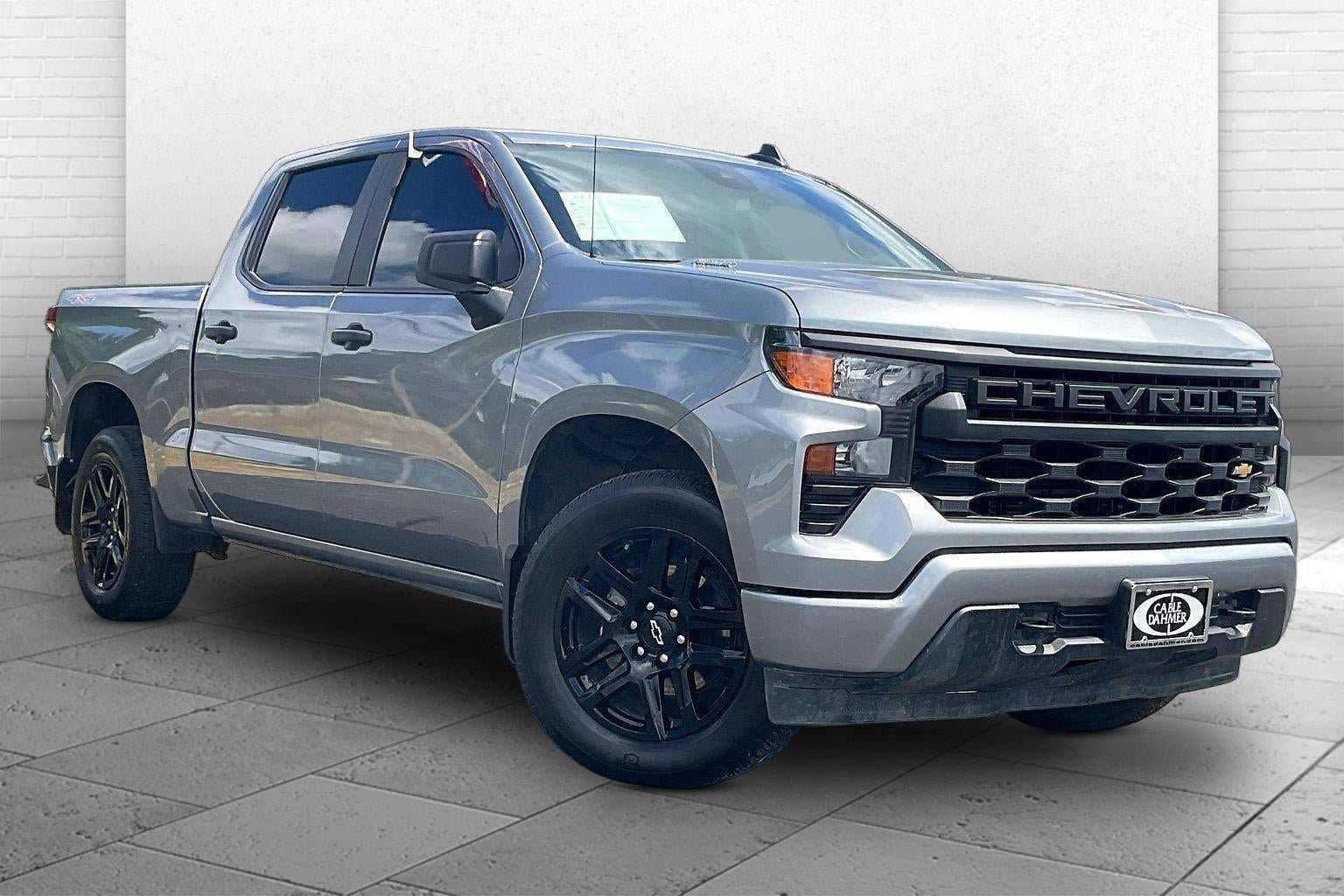 Used 2025 Chevrolet Silverado 1500 Custom w/ LPO, Dark Essentials Package AWD/4WD image 1