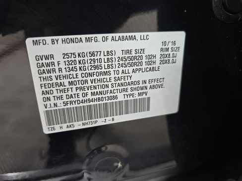 Used 2017 Acura MDX SH-AWD image 35