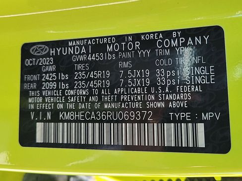 Certified 2024 Hyundai Kona Limited AWD/4WD image 12