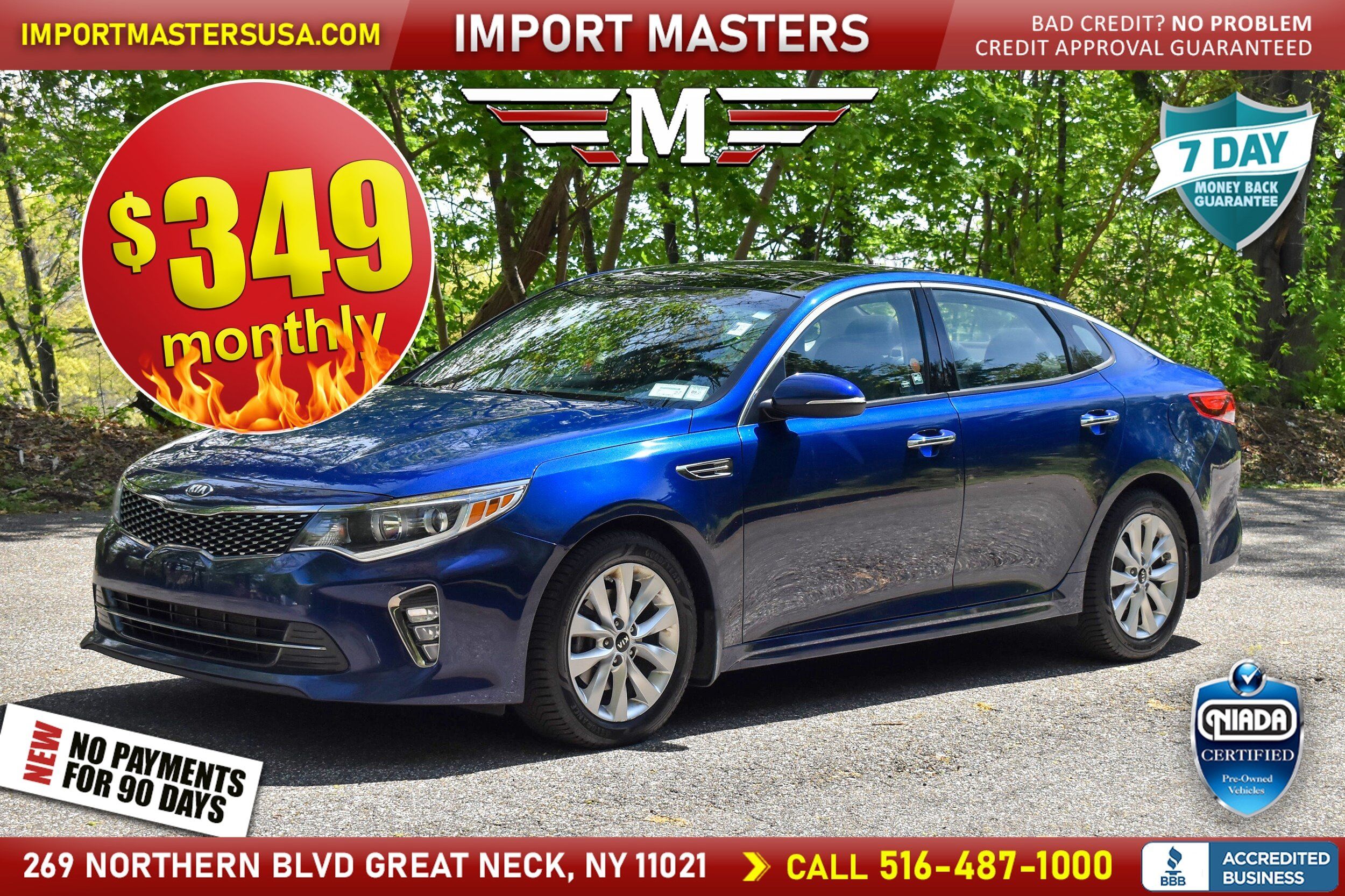 Used 2018 Kia Optima S w/ Panoramic Sunroof Package FWD image 1