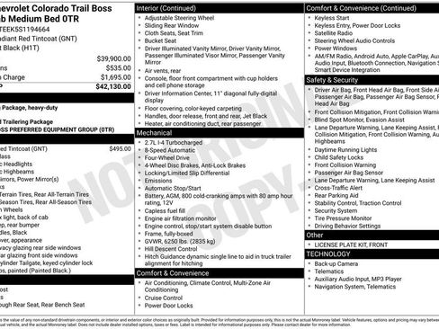 Used 2025 Chevrolet Colorado Trail Boss image 48