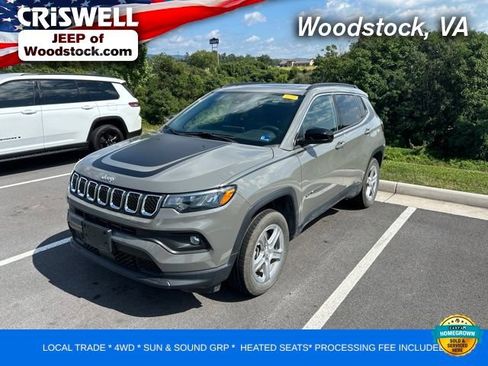 Used 2023 Jeep Compass Latitude w/ Sun and Sound Group AWD/4WD image 1