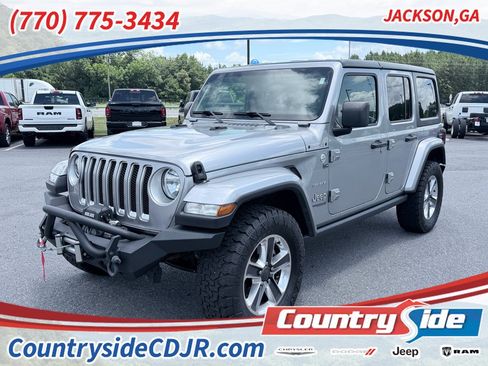 Used 2020 Jeep Wrangler Unlimited Sahara AWD/4WD image 1