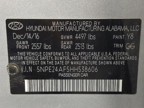 Used 2017 Hyundai Sonata SE image 33