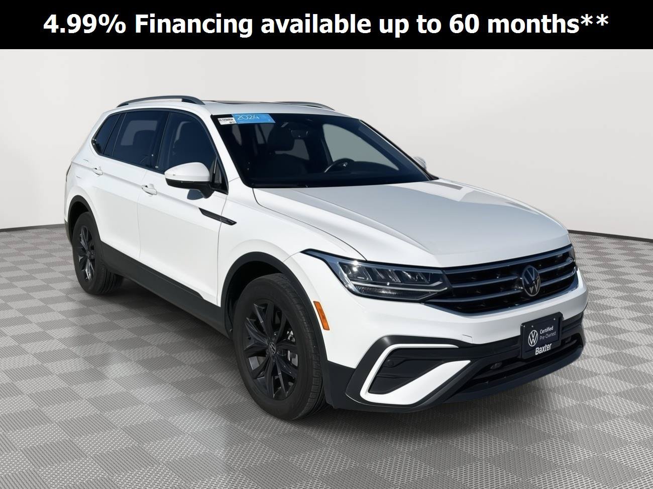 Certified 2024 Volkswagen Tiguan SE w/ Panoramic Sunroof Package AWD/4WD image 1
