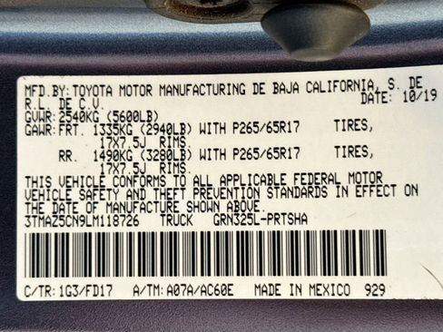 Used 2020 Toyota Tacoma TRD Sport w/ Technology Package RWD image 20