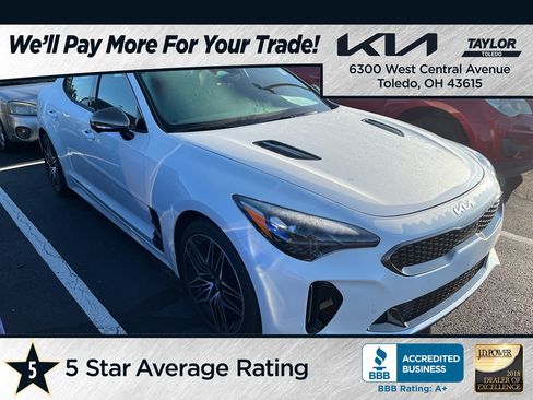 Certified 2023 Kia Stinger GT2 w/ Red Interior Color Package AWD/4WD image 1
