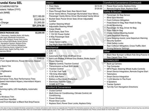 Used 2024 Hyundai Kona SEL w/ Convenience Package AWD/4WD image 4