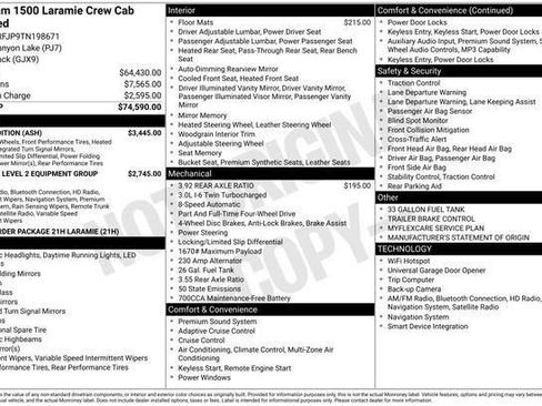 Used 2026 RAM 1500 Laramie w/ Night Edition image 3