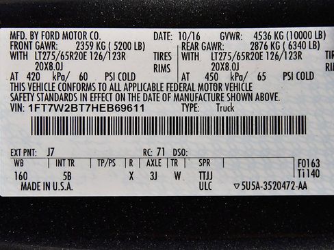 Used 2017 Ford F250 Lariat w/ Lariat Ultimate Package image 15