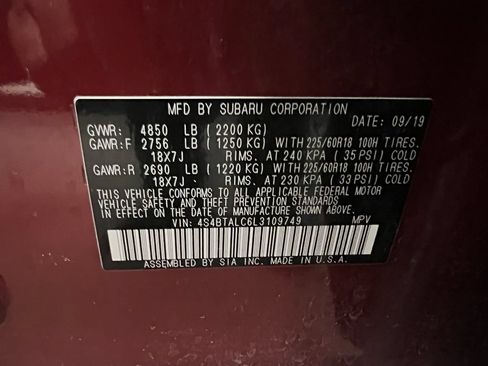 Used 2020 Subaru Outback Limited AWD/4WD image 31