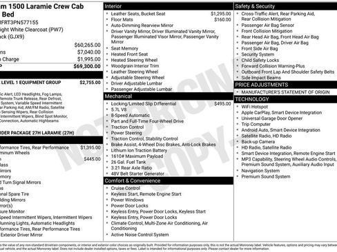 Used 2023 RAM 1500 Laramie AWD/4WD image 2