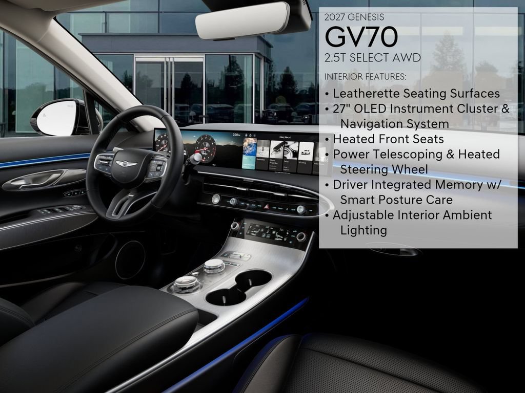 New 2027 Genesis GV70 2.5T Select AWD/4WD image 17