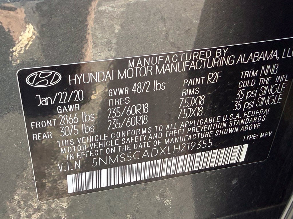 Used 2020 Hyundai Santa Fe Limited AWD/4WD image 29