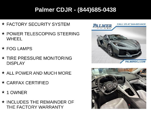 Used 2024 Chevrolet Corvette Z06 w/ Battery Protection Package RWD image 24