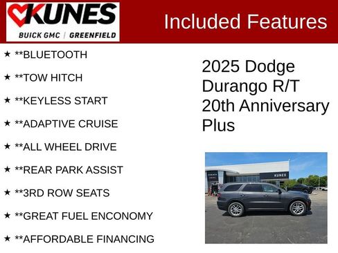 Used 2025 Dodge Durango R/T AWD/4WD image 3