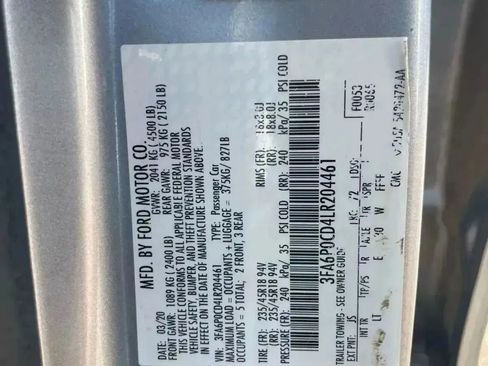 Used 2020 Ford Fusion SEL image 7