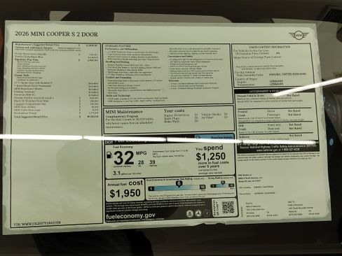 New 2026 MINI Cooper S image 25