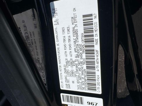 Certified 2023 Toyota Tacoma SR AWD/4WD image 22
