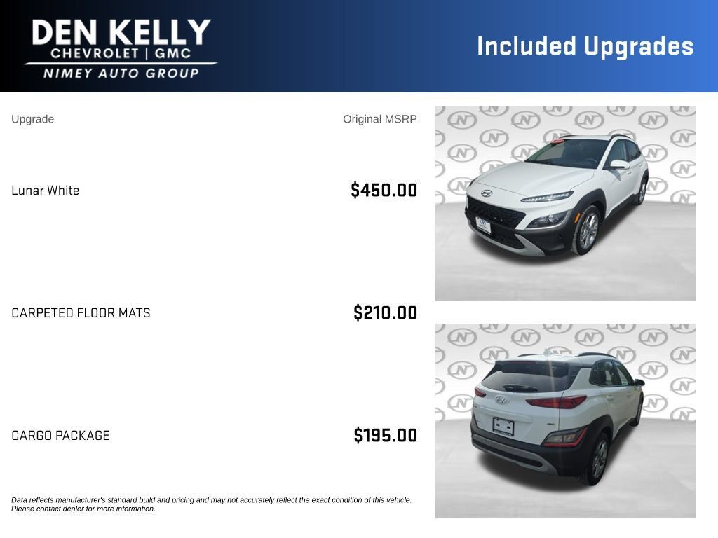 Used 2023 Hyundai Kona SEL w/ Cargo Package AWD/4WD image 3