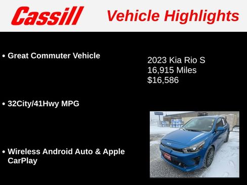 Used 2023 Kia Rio S image 6