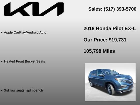 Used 2018 Honda Pilot EX-L image 10