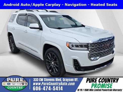 Used 2020 GMC Acadia Denali w/ LPO, 'HIT The Road' Package image 1