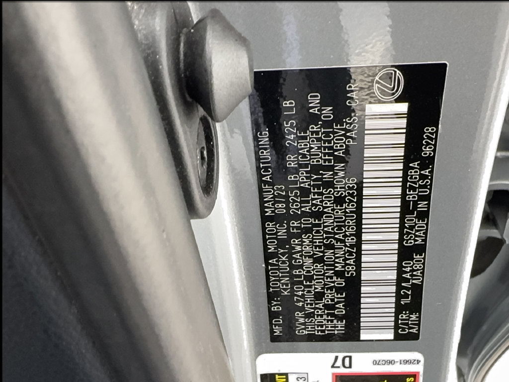 Used 2024 Lexus ES 350 w/ Accessory Package (Z1) FWD image 57