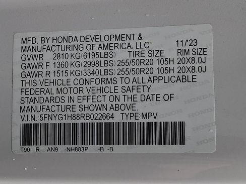 Certified 2024 Honda Pilot Elite image 27