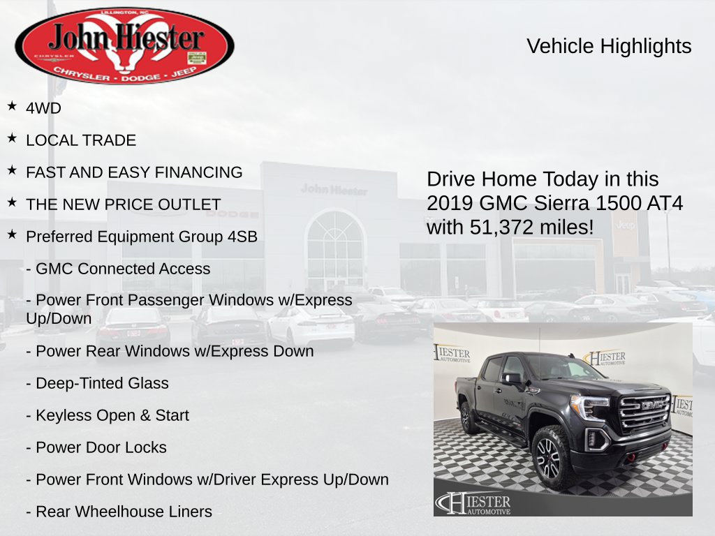 Used 2019 GMC Sierra 1500 AT4 w/ AT4 Premium Package AWD/4WD image 6