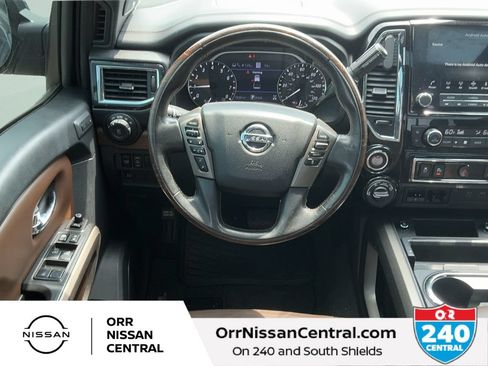 Used 2021 Nissan Titan Platinum Reserve w/ Moonroof Package AWD/4WD image 14
