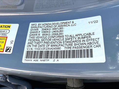 Used 2022 Honda Accord Sport image 35