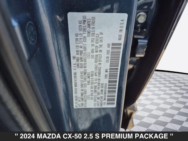 Certified 2024 MAZDA CX-50 AWD 2.5 S w/ Cargo Package image 37
