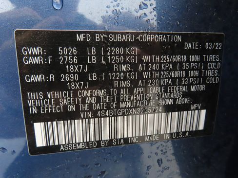 Used 2022 Subaru Outback Touring XT w/ Popular Package #2 AWD/4WD image 27