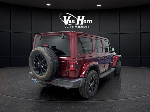 Used 2022 Jeep Wrangler Unlimited Sahara 4xe w/ Cold Weather Group image 3