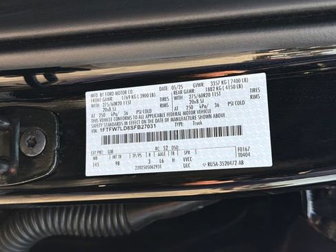 Used 2025 Ford F150 Platinum AWD/4WD image 30