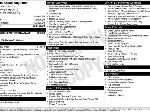 Certified 2025 Jeep Grand Wagoneer 4WD image 49