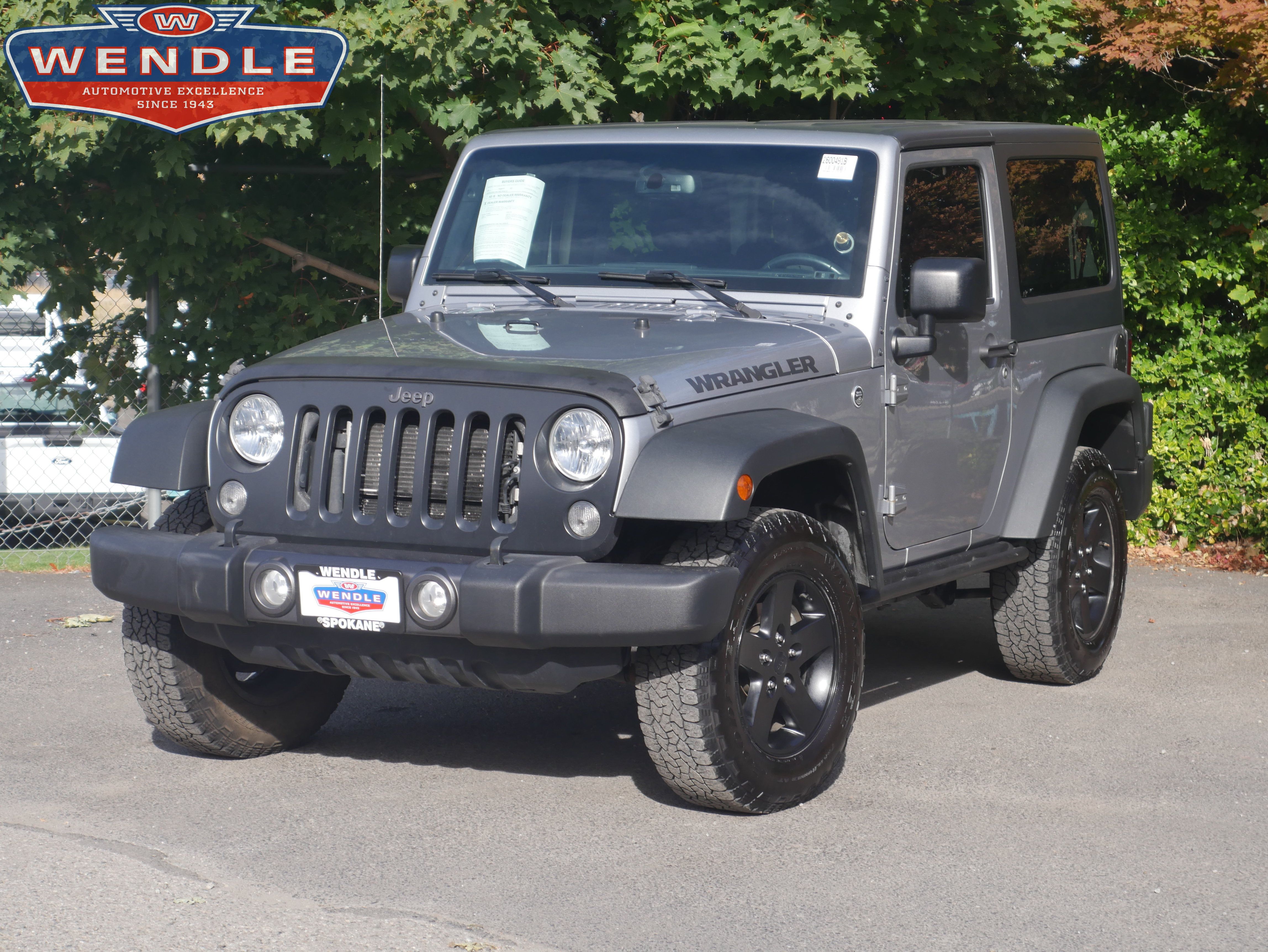 Used 2016 Jeep Wrangler Sport AWD/4WD image 1