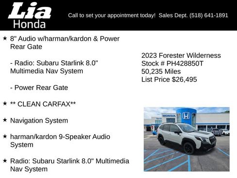 Used 2023 Subaru Forester Wilderness AWD/4WD image 7