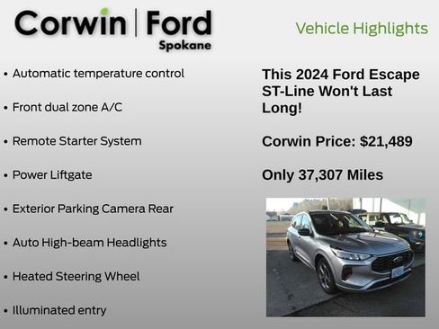 Used 2024 Ford Escape ST-Line image 10