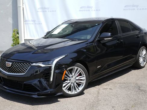 Used 2021 Cadillac CT4 V w/ Technology Package AWD/4WD image 2