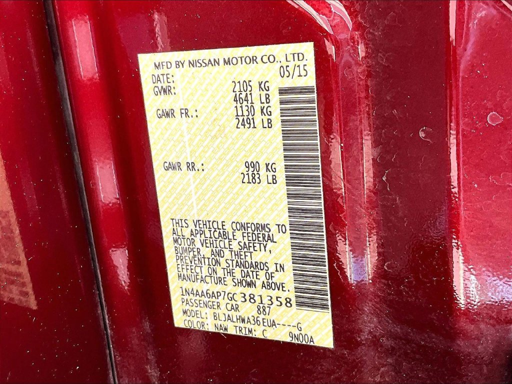 Used 2016 Nissan Maxima Platinum FWD image 27