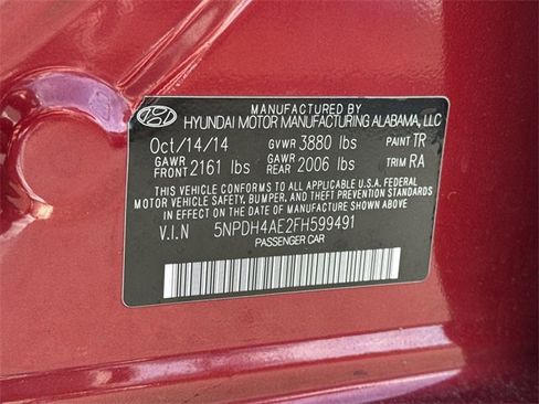 Used 2015 Hyundai Elantra SE w/ Option Group 02 image 32