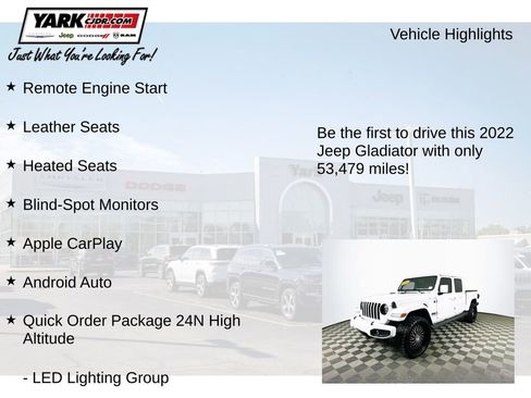 Certified 2022 Jeep Gladiator Overland image 13